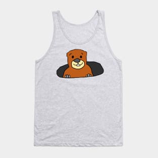 Gopher Cartoon Tank Top